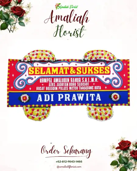 Papan Bunga Ucapan Selamat Sudaji